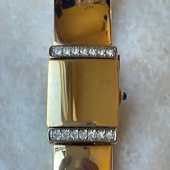 Anne Klein lady battery bracelet band stainless steel water resistant w/stone Anne Klein | Accessories | Anne Klein Lady Battery Bracelet  main image 2